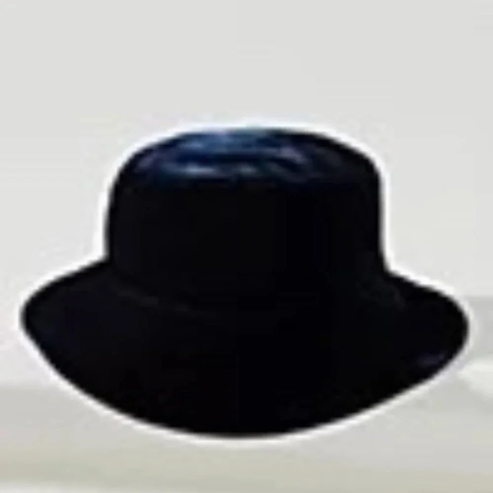 Anthropologie Velvet Blue Bucket Hat